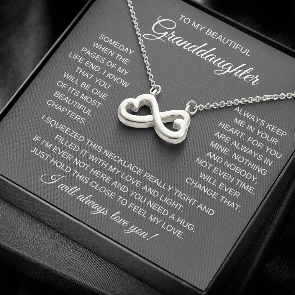 To My Granddaughter | Endless Love Necklace