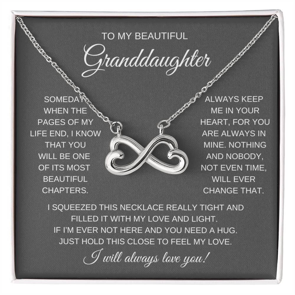 To My Granddaughter | Endless Love Necklace