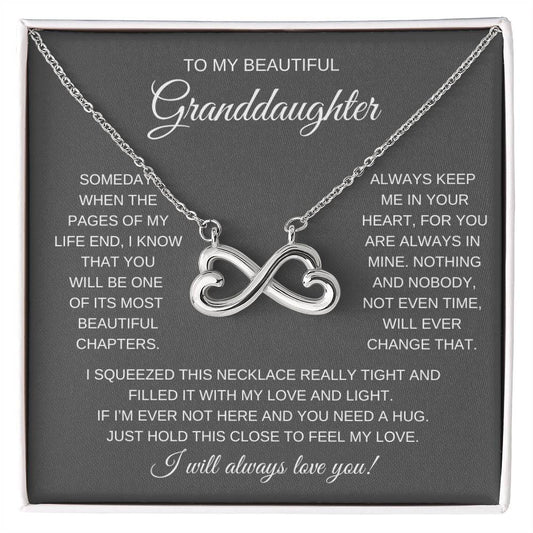 To My Granddaughter | Endless Love Necklace