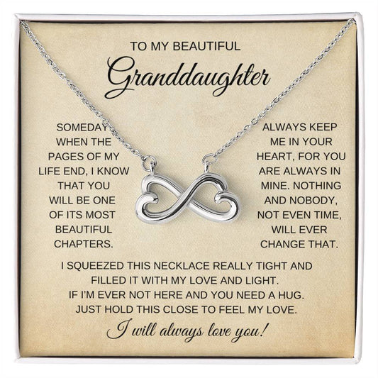 To My Granddaughter | Endless Love Necklace - GB