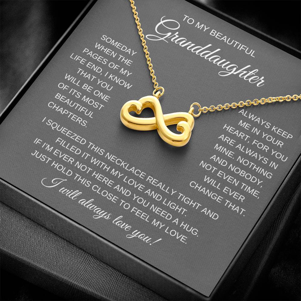 To My Granddaughter | Endless Love Necklace