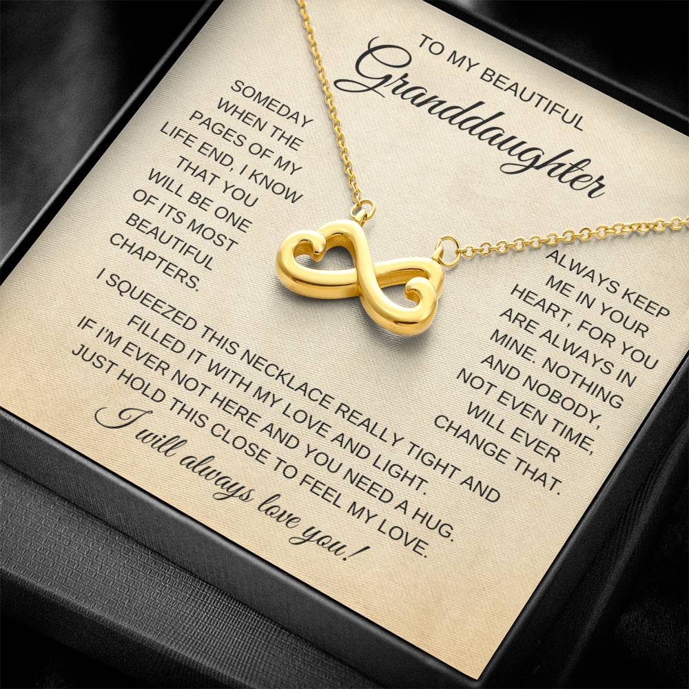 To My Granddaughter | Endless Love Necklace - GB