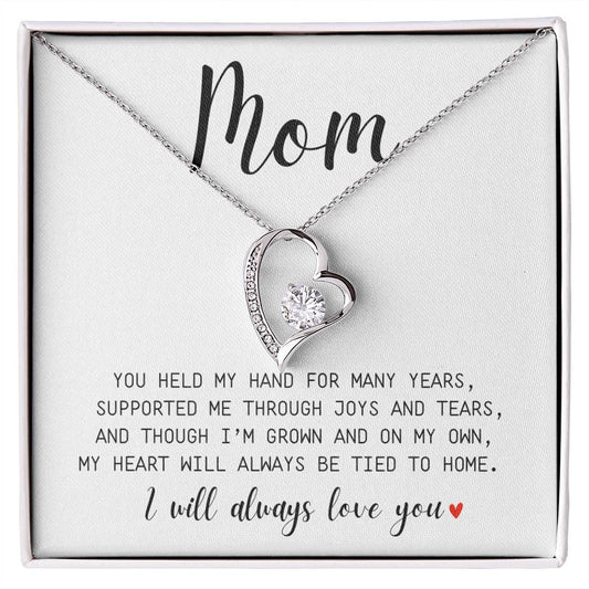 Mom | You Held my Hand | Forever Love Necklace