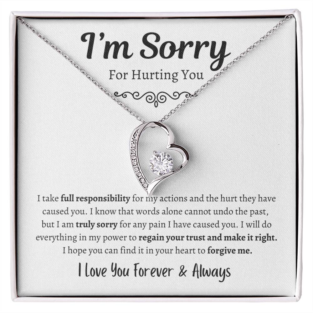 I'm Sorry For Hurting You | Forever Love Necklace