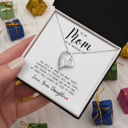 Mom | On My Wedding Day | Forever Love Necklace