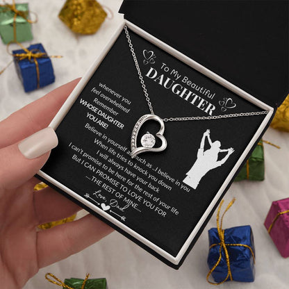To My Beautiful Daughter | I Believe In You | Forever Love Necklace