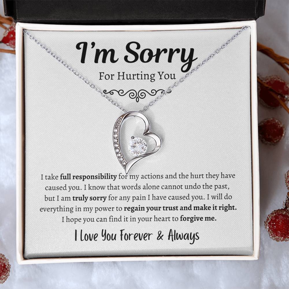 I'm Sorry For Hurting You | Forever Love Necklace