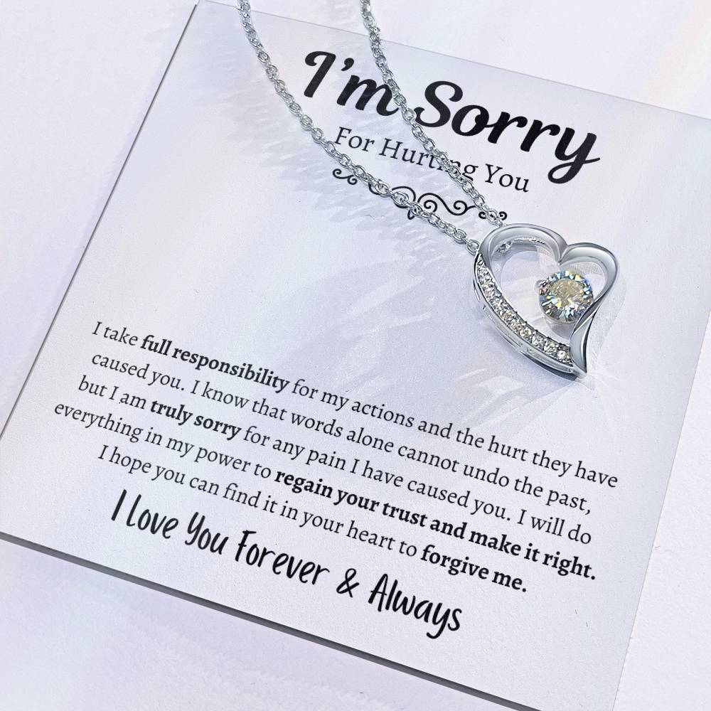 I'm Sorry For Hurting You | Forever Love Necklace