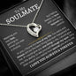 To My Soulmate | Meeting You Was Fate | Forever Love Necklace