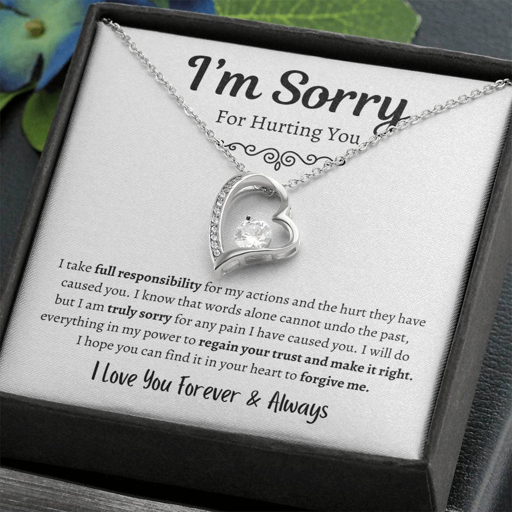 I'm Sorry For Hurting You | Forever Love Necklace