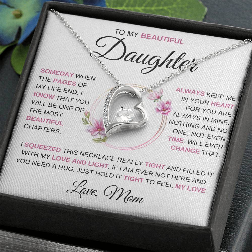 To My Beautiful Daughter | Someday When |  Forever Love Necklace