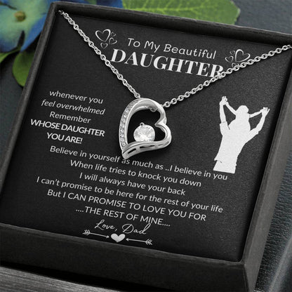 To My Beautiful Daughter | I Believe In You | Forever Love Necklace
