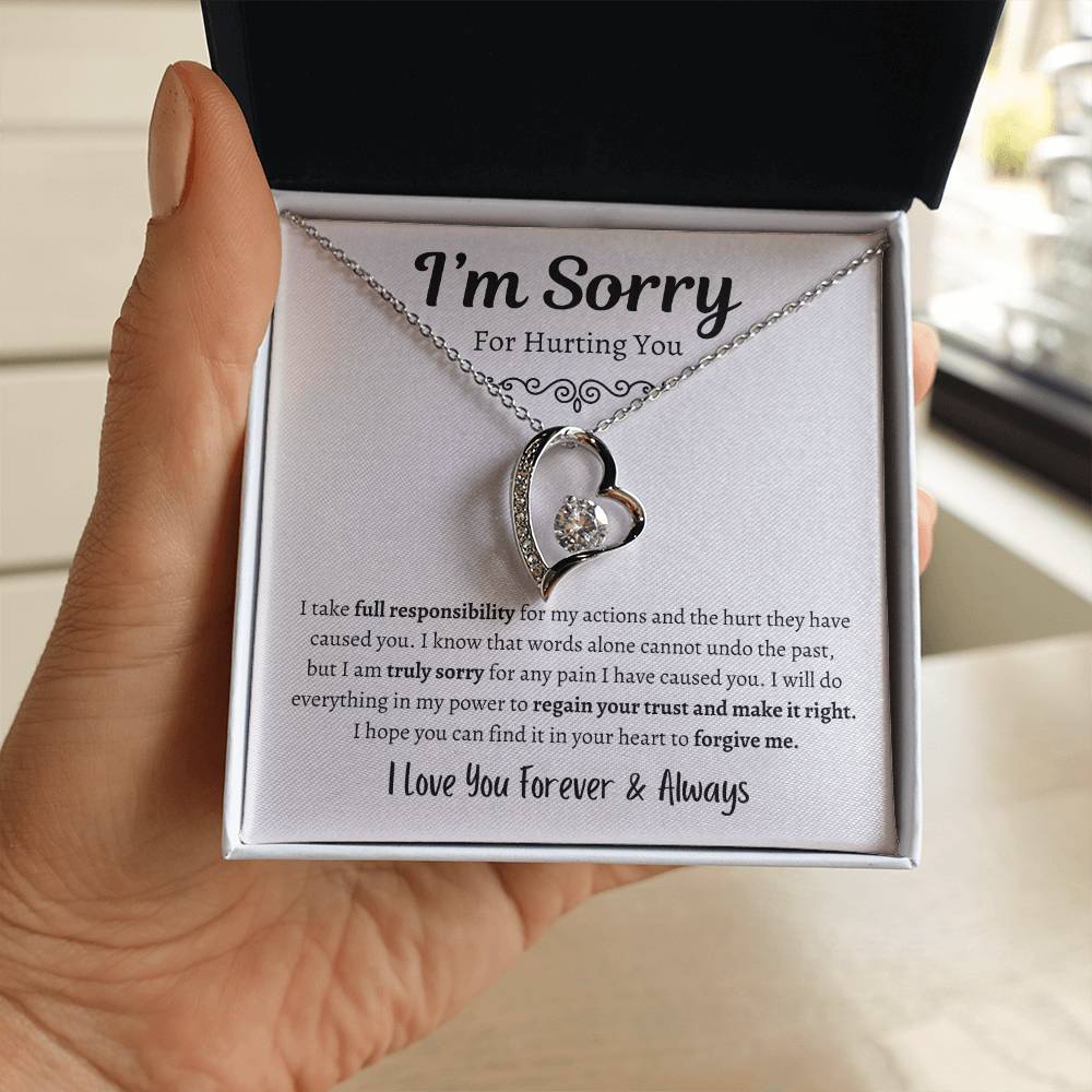 I'm Sorry For Hurting You | Forever Love Necklace