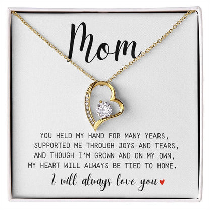 Mom | You Held my Hand | Forever Love Necklace