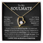 To My Soulmate | Meeting You Was Fate | Forever Love Necklace
