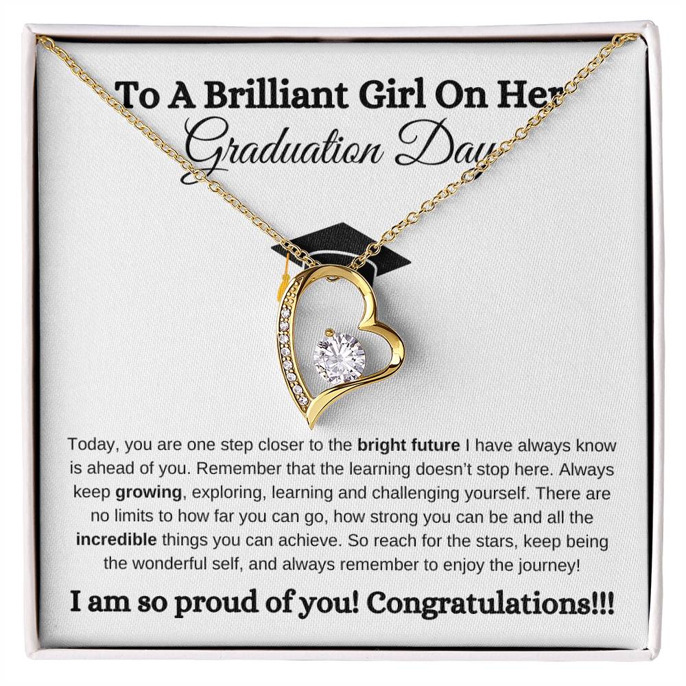 To My Daughter | Graduation Day | Forever Love Necklace