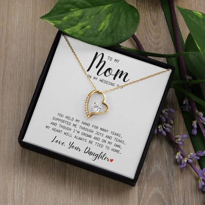Mom | On My Wedding Day | Forever Love Necklace
