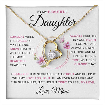 To My Beautiful Daughter | Someday When |  Forever Love Necklace