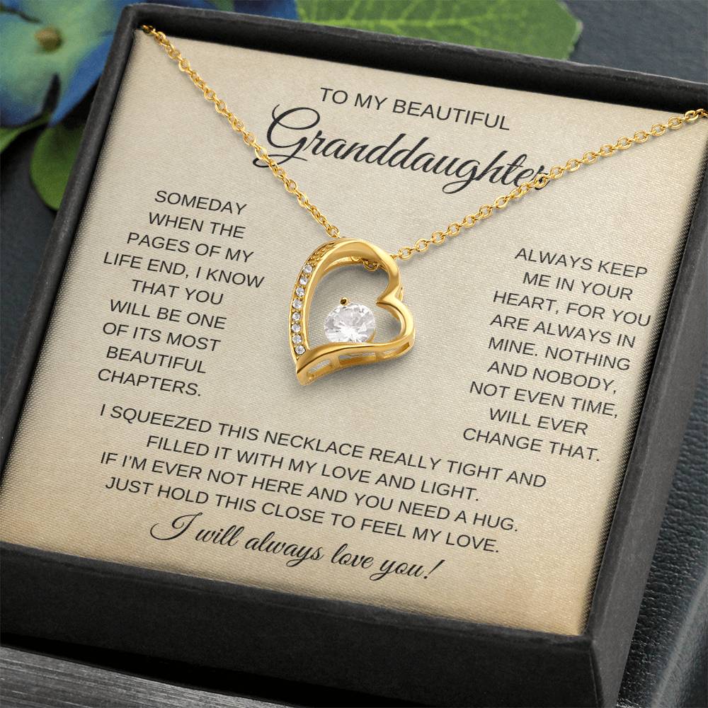 To My Granddaughter | Forever Love Necklace