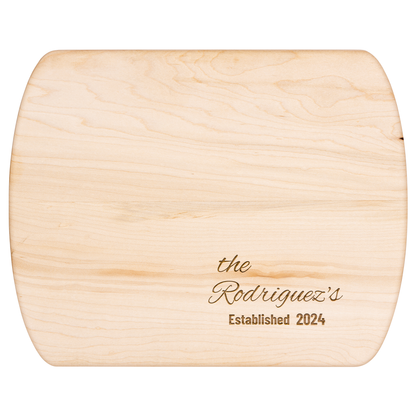 Personalized Family Name Wooden Cutting Board