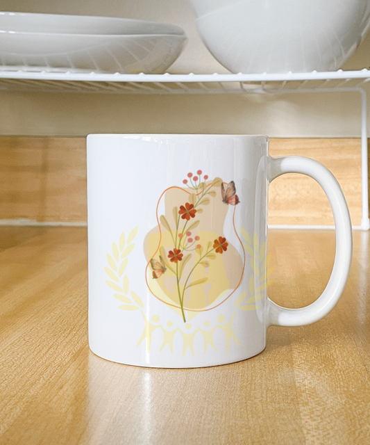 Elevate your coffee experience with our custom-made ceramic mug