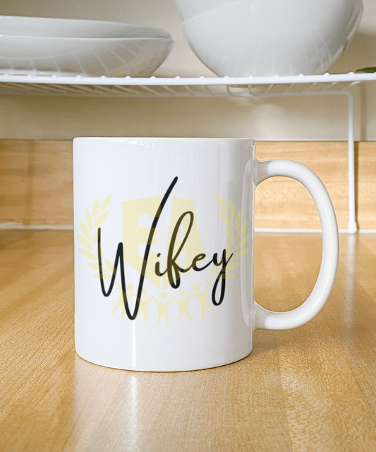 Wifey | Elevate your coffee experience with our custom-made ceramic mug