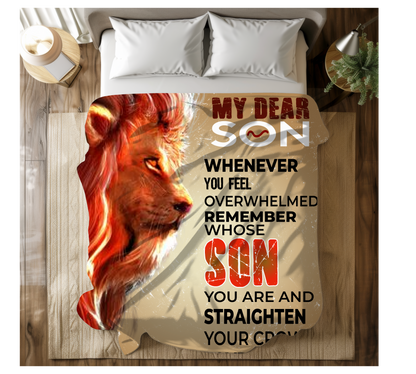 To My Dear Son | Arctic Fleece Blanket