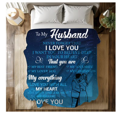 To My HUsband | Arctic Fleece Blanket