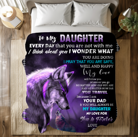 To My Daughter |Arctic Fleece Blanket