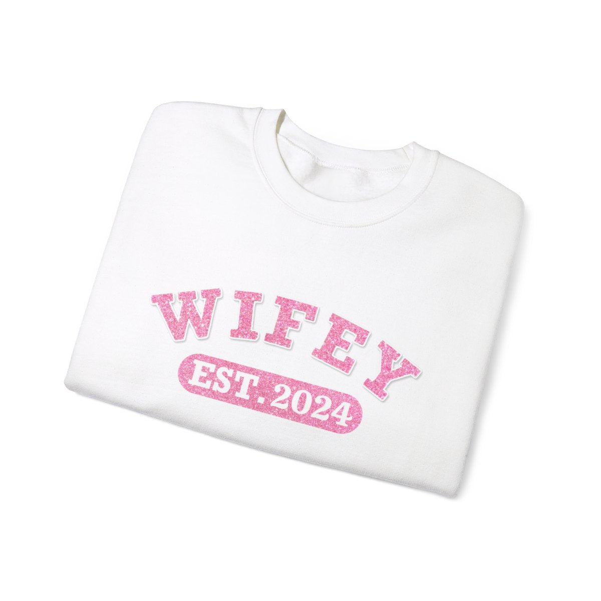 Personalized Wifey Crewneck Sweatshirt